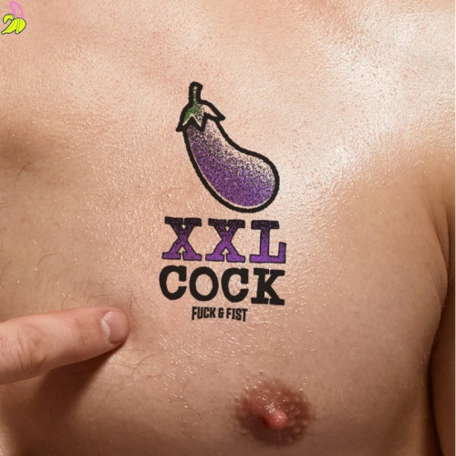 Fck & Fst XXL Cock – Tatuaż Tymczasowy XXL COCK 9 × 5 cm