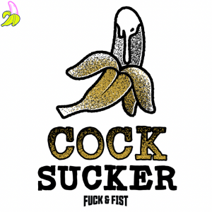 Fck & Fst Cock Sucker – Tatuaż Cock Sucker 9 × 6,5 cm