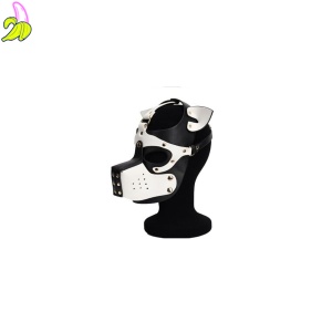 Kinky Puppy Dog Mask Ixo poliuretanowa maska psa biała