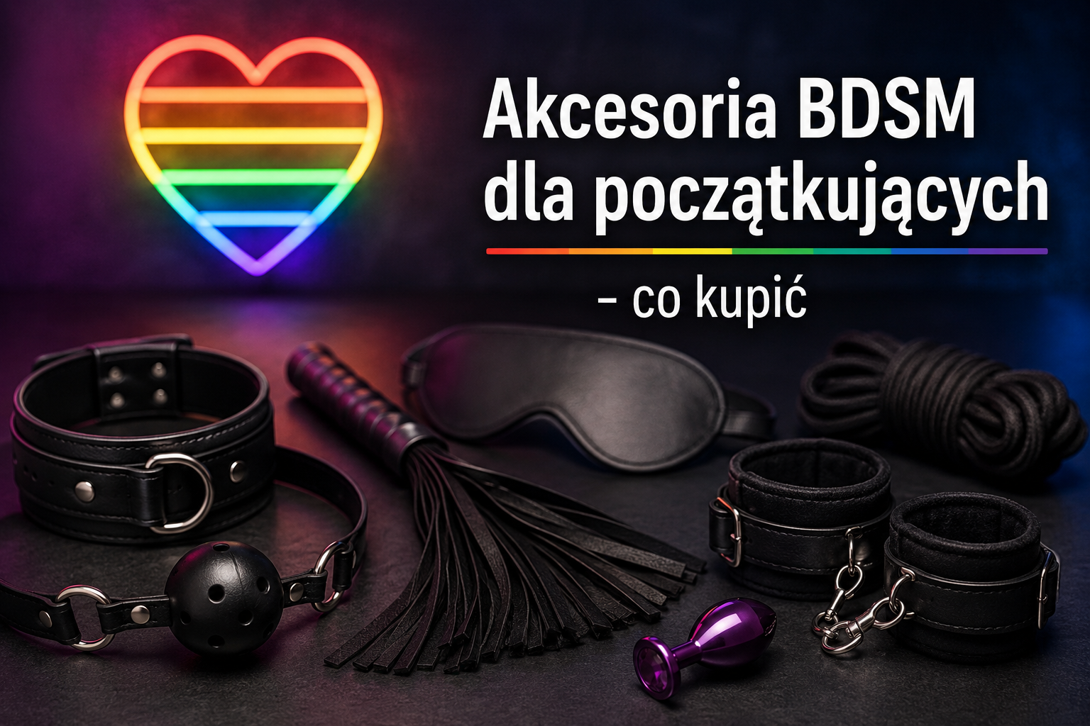 Akcesoria BDSM dla początkujących - co kupić