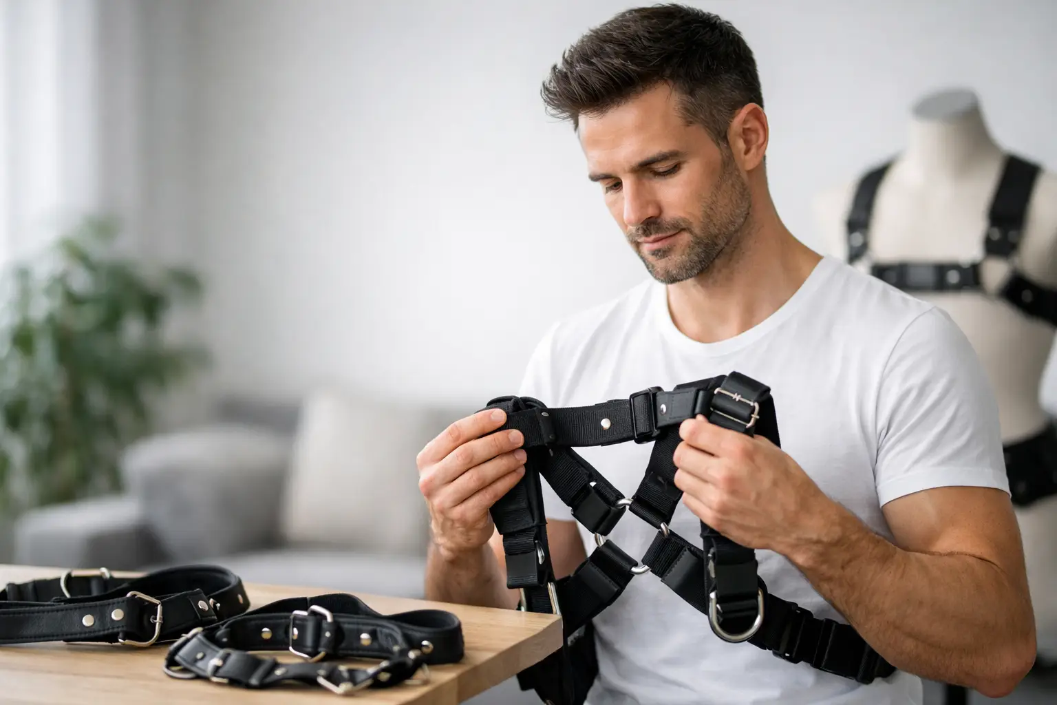 Jak dobrać męski harness aby zaklup był udany